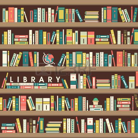 Library Book Graphic - Links to Library Page