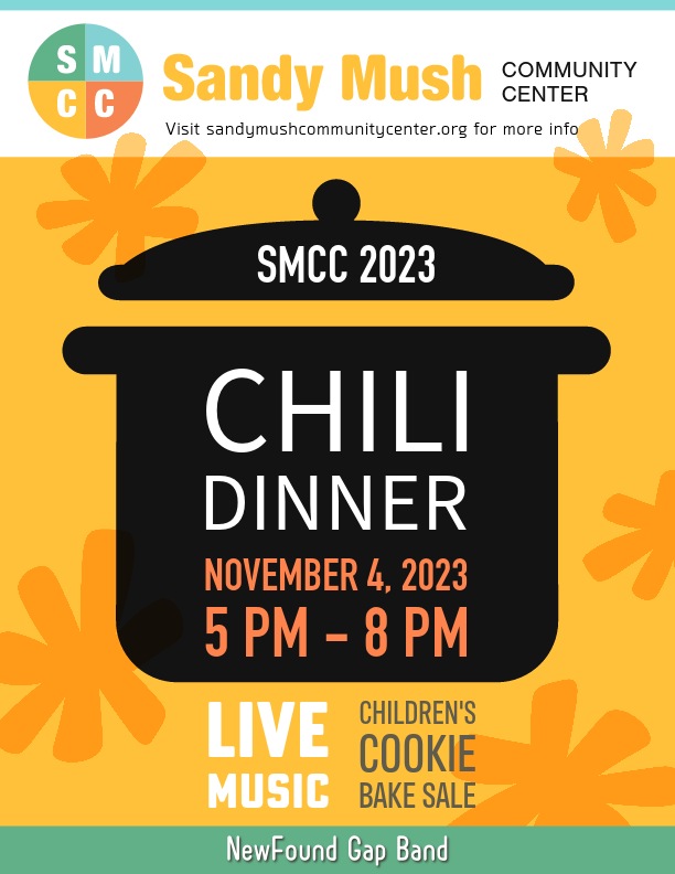 SMCC (Sandy Mush Community Center) Chili Dinner 